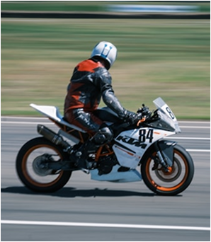 Motorcycle racer